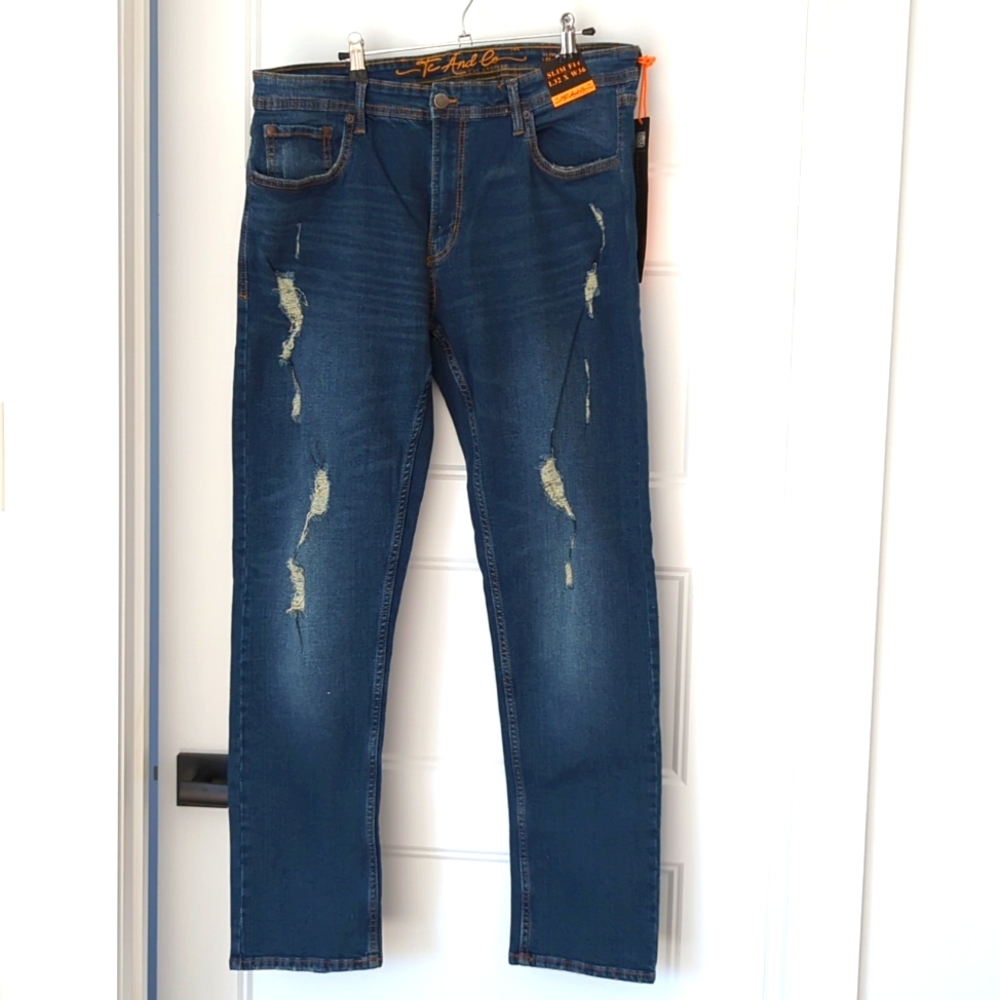 Jeans tc ans co New with tags slim fit midi rise 7'' leg opening